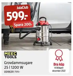 Jula Grovdammsugare 25 l 1200 W erbjuda