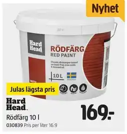 Jula Rödfärg 10 l erbjuda