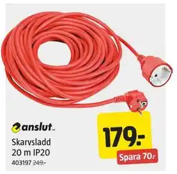 Jula Skarvsladd 20 m IP20 erbjuda