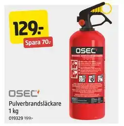 Jula Pulverbrandsläckare 1 kg erbjuda