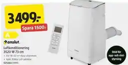 Jula Luftkonditionering 3520 W 73 cm erbjuda