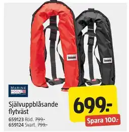 Jula Självuppblåsande flytväst erbjuda