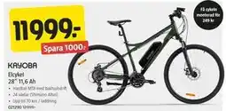 Jula Elcykel 28” 11,6 Ah erbjuda