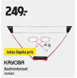 Jula Badmintonset erbjuda