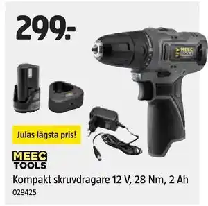 Jula Kompakt skruvdragare 12 V, 28 Nm, 2 Ah erbjuda