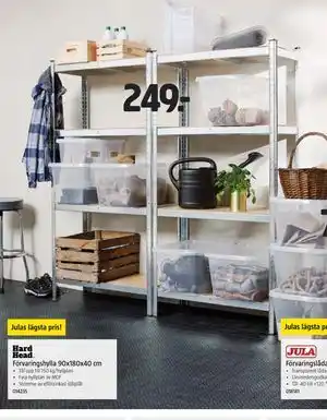 Jula Förvaringshylla 90x180x40 cm erbjuda