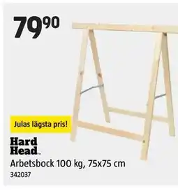 Jula Arbetsbock 100 kg, 75x75 cm erbjuda