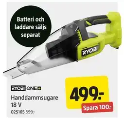 Jula Handdammsugare 18 V erbjuda