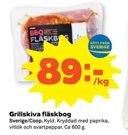 Stora Coop Grillskiva fläskbog erbjuda