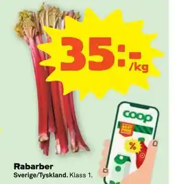 Stora Coop Rabarber erbjuda