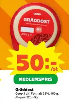 Stora Coop Gräddost erbjuda