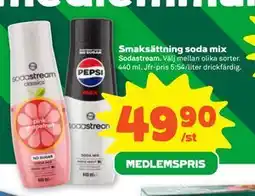 Stora Coop Smaksättning soda mix erbjuda