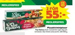 Stora Coop Pizzakit/minipizzor erbjuda