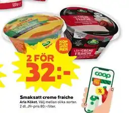 Stora Coop Smaksatt creme fraiche erbjuda