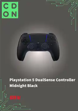 CDON Playstation 5 DualSense Controller Midnight Black erbjuda