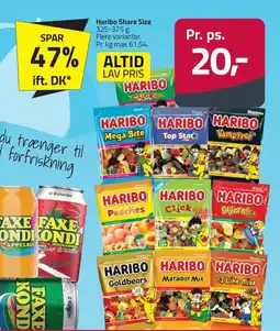 Fleggaard Haribo Share Size erbjuda