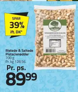 Fleggaard Ristede & Saltede Pistacienødder erbjuda
