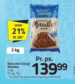 Fleggaard Naturens Energi Mandler erbjuda