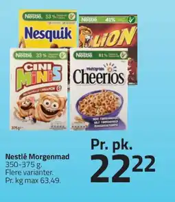 Fleggaard Nestlé Morgenmad erbjuda