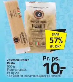 Fleggaard Zelected Bronze Pasta erbjuda