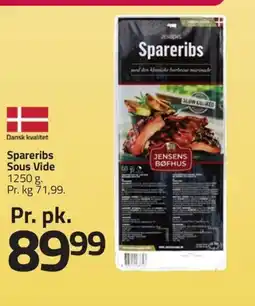 Fleggaard Spareribs Sous Vide erbjuda
