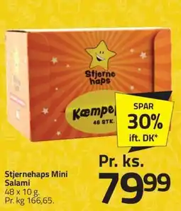 Fleggaard Stjernehaps Mini Salami erbjuda