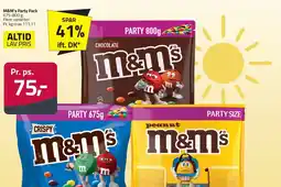 Fleggaard M&M's Party Pack erbjuda