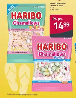 Fleggaard Haribo Chamallows Twirlies el. Minis erbjuda