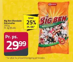 Fleggaard Big Ben Blandede Karameller erbjuda