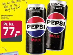 Fleggaard Pepsi Max Big Can erbjuda
