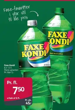 Fleggaard Faxe Kondi erbjuda