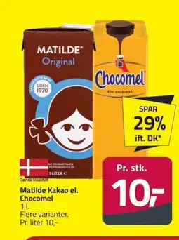 Fleggaard Matilde Kakao el. Chocomel erbjuda