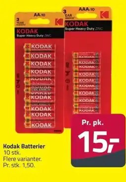 Fleggaard Kodak Batterier 10 stk. erbjuda