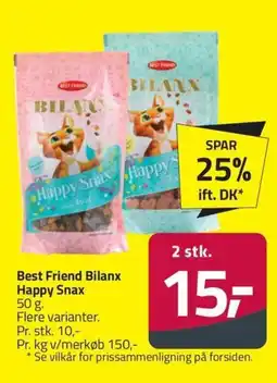 Fleggaard Best Friend Bilanx Happy Snax erbjuda
