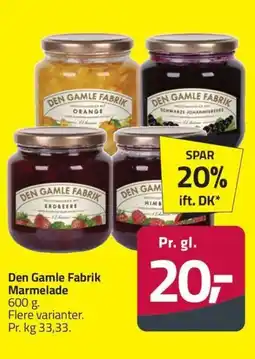 Fleggaard Den Gamle Fabrik Marmelade erbjuda