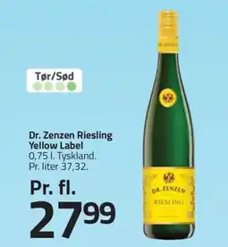 Fleggaard Dr. Zenzen Riesling Yellow Label erbjuda