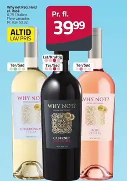 Fleggaard Why not Rød, Hvid el. Rosé erbjuda