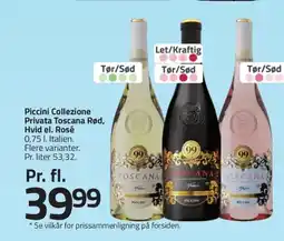 Fleggaard Piccini Collezione Privata Toscana Rød, erbjuda