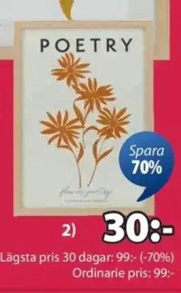 JYSK Tord fotoram erbjuda