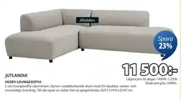 JYSK JUTLANDIA Vedby loungesoffa erbjuda