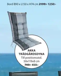 JYSK Akka trädgårdsdyna erbjuda