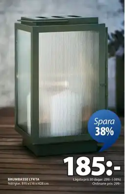 JYSK Brumbasse lykta erbjuda