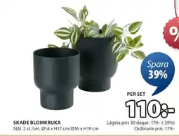 JYSK Skade blomkruka erbjuda