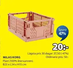 JYSK Milas korg erbjuda