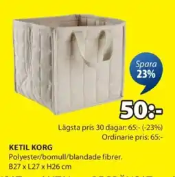 JYSK Ketil korg erbjuda