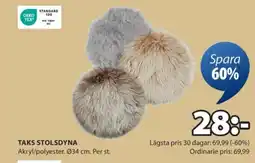 JYSK Taks stolsdyna erbjuda