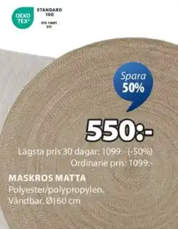 JYSK Maskros matta erbjuda