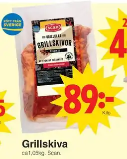 Matöppet Grillskiva erbjuda