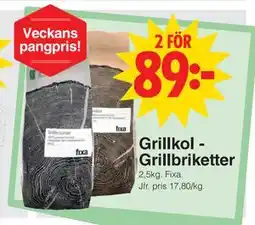 Matöppet Grillkol Grillbriketter erbjuda