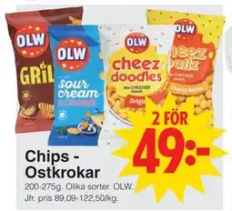 Matöppet Chips - Ostkrokar erbjuda